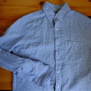 Amazing J.Crew linen long sleeve button up - small regular